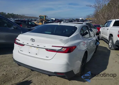2025 Toyota Camry Se from USA, damaged, VIN 4T1DAACK2SU537087